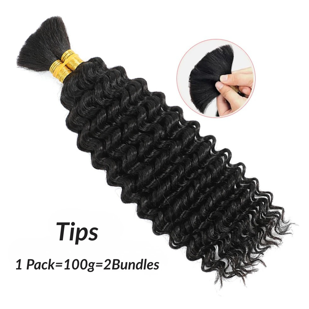 Deep Wave Braiding Hair - Virgin